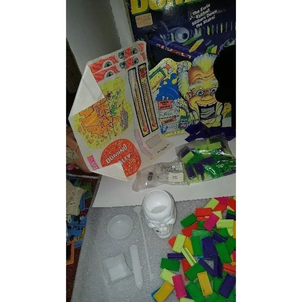 1996 Domino Rally Mad Lab Set Pressman